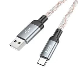 Кабель Hoco Type-C Shine charging data cable U112 1 м, 3A
