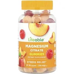 Дієтична добавка Lifeable Adult Magnesium Citrate 250 мг 90 жувальних цукерок