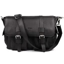 Кожаная мужская сумка через плечо TARWA 27х39х12 см sum0025373