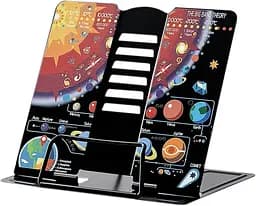 Подставка для книг металлическая Космос, А5, 21x16.9x19 см