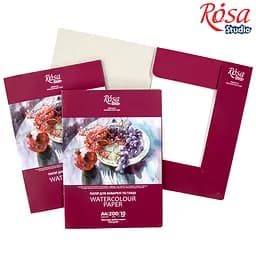 Папка для акварелі Натюрморт 200г/м2 10л Дрібне зерно ROSA Studio - мініатюра 4
