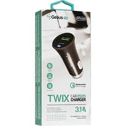 Автомобільний зарядний пристрій Gelius Pro Twix QC GP-CC006 Black з кабелем XiaomicroUSB - мініатюра 7