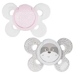 Силіконова пустушка Chicco Physio Comfort, 0-6 міс., рожева, 2 шт. (74931.11.00.00) - мініатюра 3