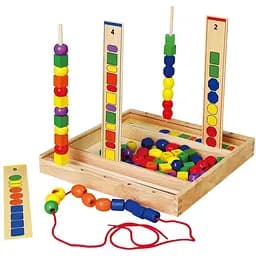 Учебный набор Viga Toys Шнуровка Логика (56182)