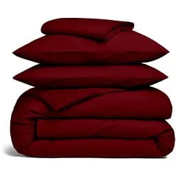 Комплект постільної білизни Cosas Ruby CS1 Євро варена бавовна бордо (79WashedCotton_Bordo_El180x30-Bordo_200)