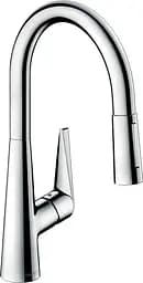Смеситель для кухни Hansgrohe Talis M51 200 2jet с вытяжным изливом хром 72813000 Хром