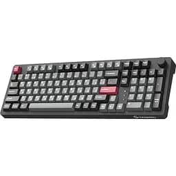 Клавіатура GamePro Asgard Drakkar Keychron Super Red Switch Wireless/Bluetooth/USB Black бездротова (MK305BK) - мініатюра 3