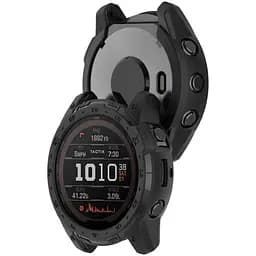 Чохол-бампер DK для Garmin Tactix 7 Силікон Outlines (015830) (black) - мініатюра 3