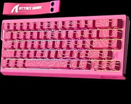 Клавіатура Attack Shark R82 HE Contours Side Printed Pink - мініатюра 3