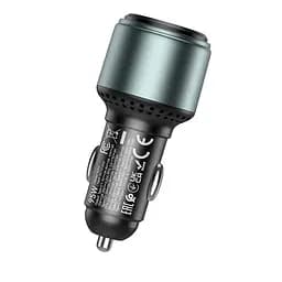 Автомобільний зарядний пристрій HOCO NZ9 Galloper 95W three-port(2C1A) car charger Black (6931474795113) - мініатюра 7