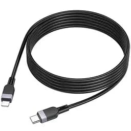 Дата кабель Hoco X109 Energy silicone Type-C to Lightning (3m) Black - мініатюра 5
