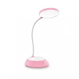 LED лампа Titanum TLTF-022P 7W 3000-6500K USB настільна з акумулятором рожева (TLTF-022P) - мініатюра 2
