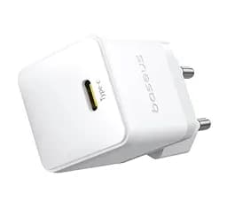 Мережевий адаптер Baseus Palm Fast Charger 1C 20 W + Cable Type-C to Type-C P10111602213-01 Білий - мініатюра 4