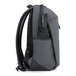 Рюкзак антизлодій Tigernu T-B3936 15.6" USB 18 л темно-сірий (16223) - мініатюра 5
