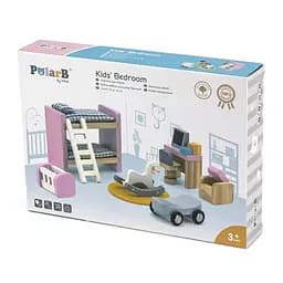 Дерев'яні меблі для ляльок Viga Toys PolarB Дитяча кімната (44036) - мініатюра 2