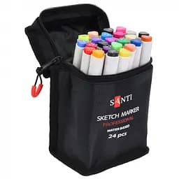 Набор акварельных маркеров Santi в сумке 24 шт. (391089)