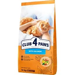 Сухой корм для котов Club 4 Paws Premium лосось 14 кг (B4630501)