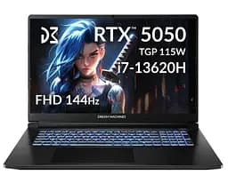 Ноутбук Dream Machines 17.3 RG5050-17UA27 FHD 144Hz/Intel i7-13620H/32GB/1TB/RTX 5050 8GB/DOS (RG5050-17UA27)