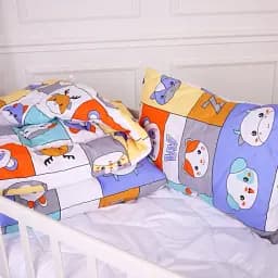 Набір дитячий MirSon зима Kids Time 20-0039 Zoo alphabet 110x140 см EcoSilk: ковдра з подушкою (2200009665769)