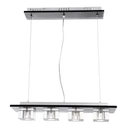 Люстра подвесная Brille галогенная G4 20W BK (BR-01167S/4)