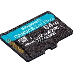Карта пам'яті Kingston microSD 64GB C10 UHS-I U3 A2 V30 R200MB/s - мініатюра 2