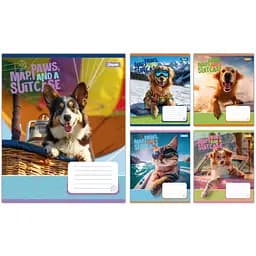 Набор тетрадей 1 Вересня Travelers А5 18 листов в линию 25 шт. 768141)