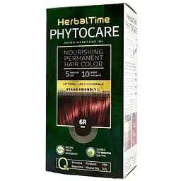 Краска для волос Herbal Time Phytocare тон 6R (Красный) 125 мл