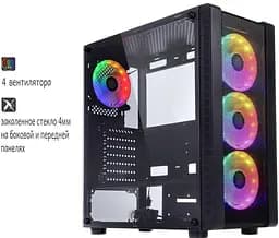 Корпус QUBE STORM Black (STORM_F5NU3) Без БП Б/в - мініатюра 6