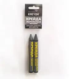 Крейда воскова для маркування KREYDA Універсальна (2шт), чорний