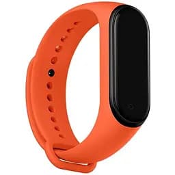 Ремешок Silicone Mi Band 5/6 Флуоресцентный красный