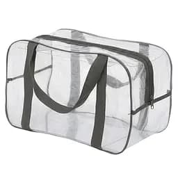 Прозора сумка в пологовий будинок розмір М 40 х 25 х 20 см (сіра)