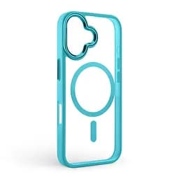 Чехол Apple iPhone 16, Unit MagSafe, зеленый, прозрачный, магсейф, противоударный, магнитный, панель-накладка с поддержкой MagSafe, с поддержкой беспроводной зарядки, TPU+PC, защита всего корпуса, ударопрочный, ArmorStandart (ARM79293) - мініатюра 2