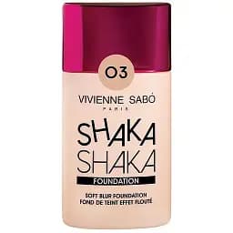 Тональный крем Vivienne Sabo Shaka Shaka с натуральным блюр-эффектом тон 03, 25 мл