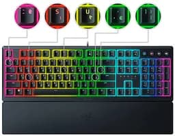 Клавіатура механічна Ornata V3 104key, Mecha-Membrane Switch, USB-A, EN/UK, RGB, чорний Razer teh0013862 - мініатюра 7