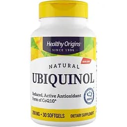 Убихинол Healthy Origins Ubiquinol 200 мг 30 капсул