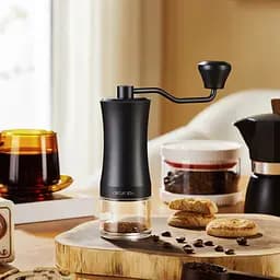 Кавомолка ручна Circle Joy Coffee Grinder (CJ-CF17) Black - мініатюра 2