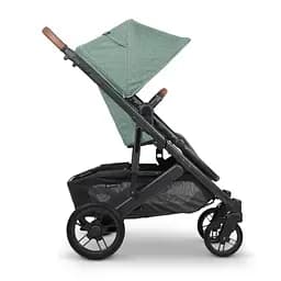 Прогулянкова коляска Uppababy Cruz V2 - GWEN + люлька Uppababy Carrycot-Greyson charcoal Melange Carbon Frame  - мініатюра 3