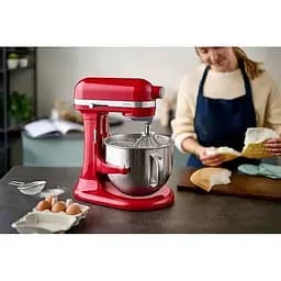 Планетарний міксер KitchenAid Artisan з підйомною чашею 5.6 л червоний (5KSM60SPXEER) - мініатюра 10