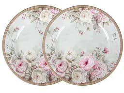Набір тарілок Lefard Англійська троянда, 19 см, різнобарв'я, 2 шт (924-572)