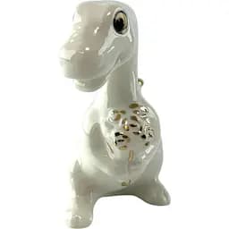 Дракон з букетом білий 8,8 х 4.5 х 8.3 см