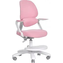 Детское кресло Bambi с подлокотником и подножкой регуляция высоты розовое M 6057-8 