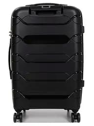 Валіза середня M поліпропілен Worldline Airtex 282 74л 64×41×26см Чорний - мініатюра 4