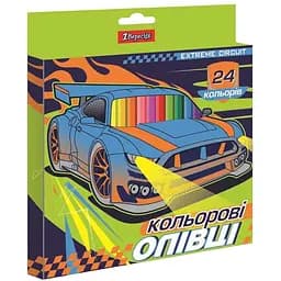 Карандаши цветные 1 Вересня Street race, 24 цвета (290626)