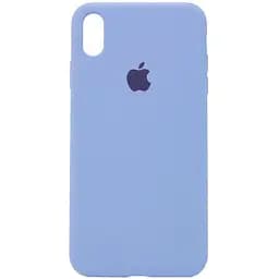 Чохол Epik Silicone Case Full Protective AA для Apple iPhone XS Max 6.5 Блакитний/Lilac Blue