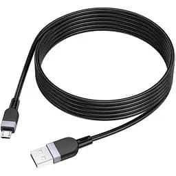 Кабель Hoco X109 Energy silicone charging data cable Micro 2 м Чорний