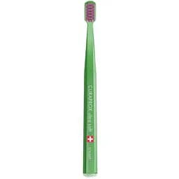Зубна щітка дитяча Curaprox Smart Ultra Soft зелена з рожевим