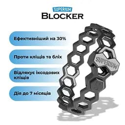 Нашийник протипаразитарний для котів та собак Superium Блокер 35 см - мініатюра 4