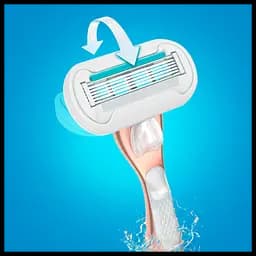 Жіноча бритва Gillette Venus Extra Smooth Sensitive Rosegold з 3 змінними касетами - мініатюра 7
