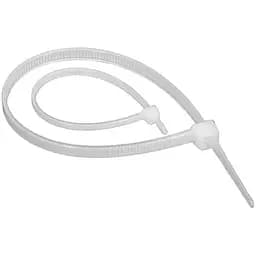 Стяжки для кабеля, 150 мм х 2.5 мм, 100 шт, белые, Atcom (4721)