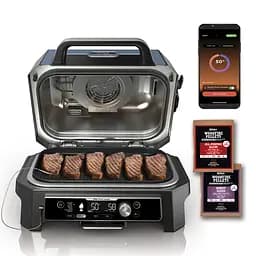 Гриль-барбекю та коптильня Ninja Woodfire Pro Connect XL (OG901EU) - мініатюра 7